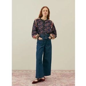 NWT LOUISE MISHA Doillon Dark Blue Denim Jeans